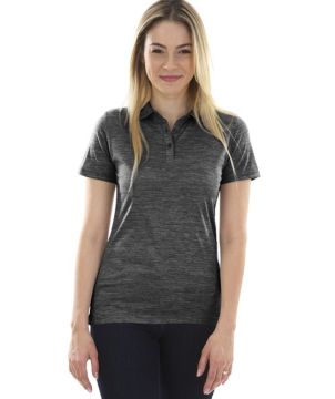 Womens Space Dye Performance Polo-Charles River Apparel