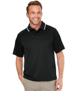 Mens Classic Solid Wicking Polo-