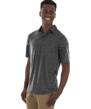 Mens Space Dye Performance Polo-Charles River Apparel