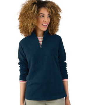Womens Freeport Microfleece Pullover-Charles River Apparel