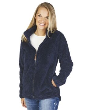 Womens Newport Fleece Full Zip Jacket-Charles River Apparel