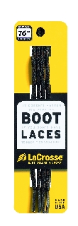 Laces 76&#34; Black Brown Tick-LaCrosse