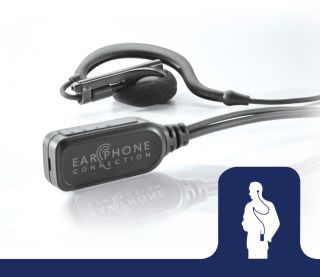 EP223EC_Owl EC Large Speaker Earhook Lapel Microphone-Ear Phone Connection