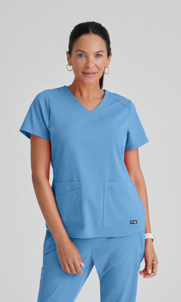 Greys Anatomy GRST011 Emma Spandex Stretch Scrub Top.jpg