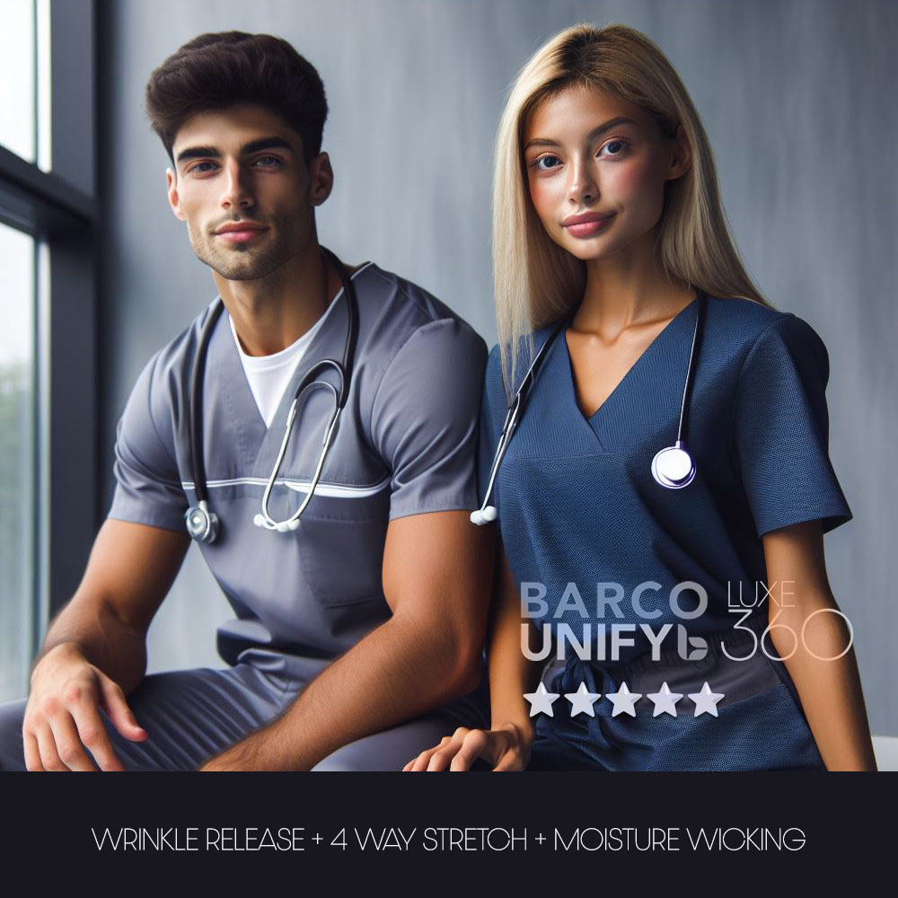 BARCO UNIFY MEDICAL SCRUBS IN LUXE 360 FABRIC