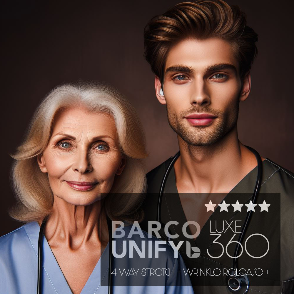 BARCO UNIFY MEDICAL SCRUBS IN LUXE 360 FABRIC