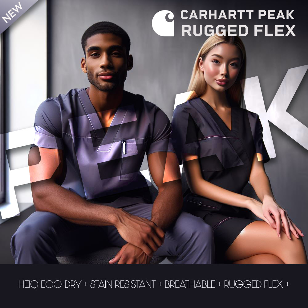 CARHARTT RUGGED FLEX PEAK - AN ECO-FRIENDLY INNOVATION IN MEDICAL SCRUBS