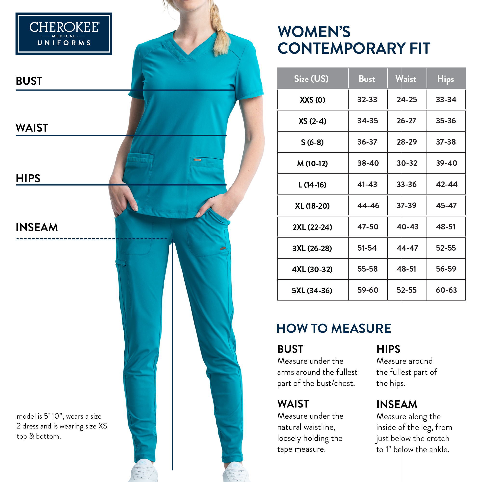 Allura CKA384 Zip Front Medical Scrub Jacket