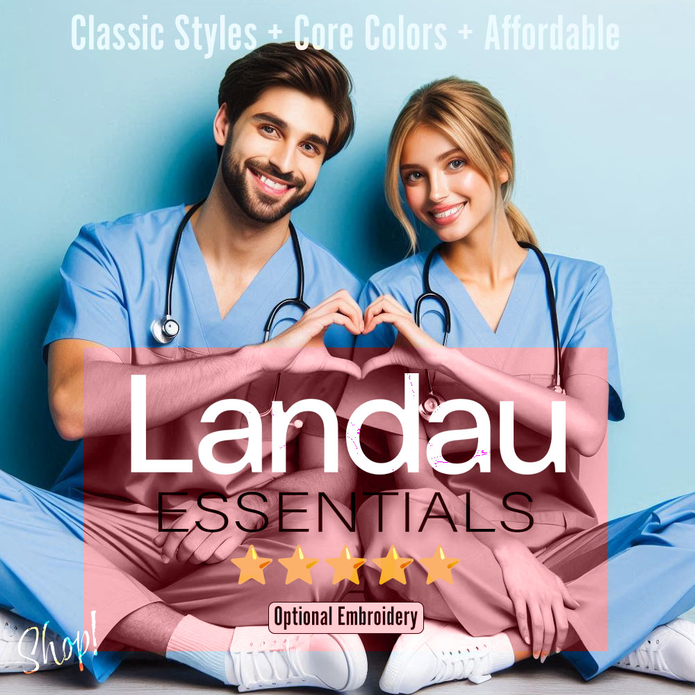 LANDAU SCRUBS MEDICAL UNIFORMS COLLECTION ESSENTIALS