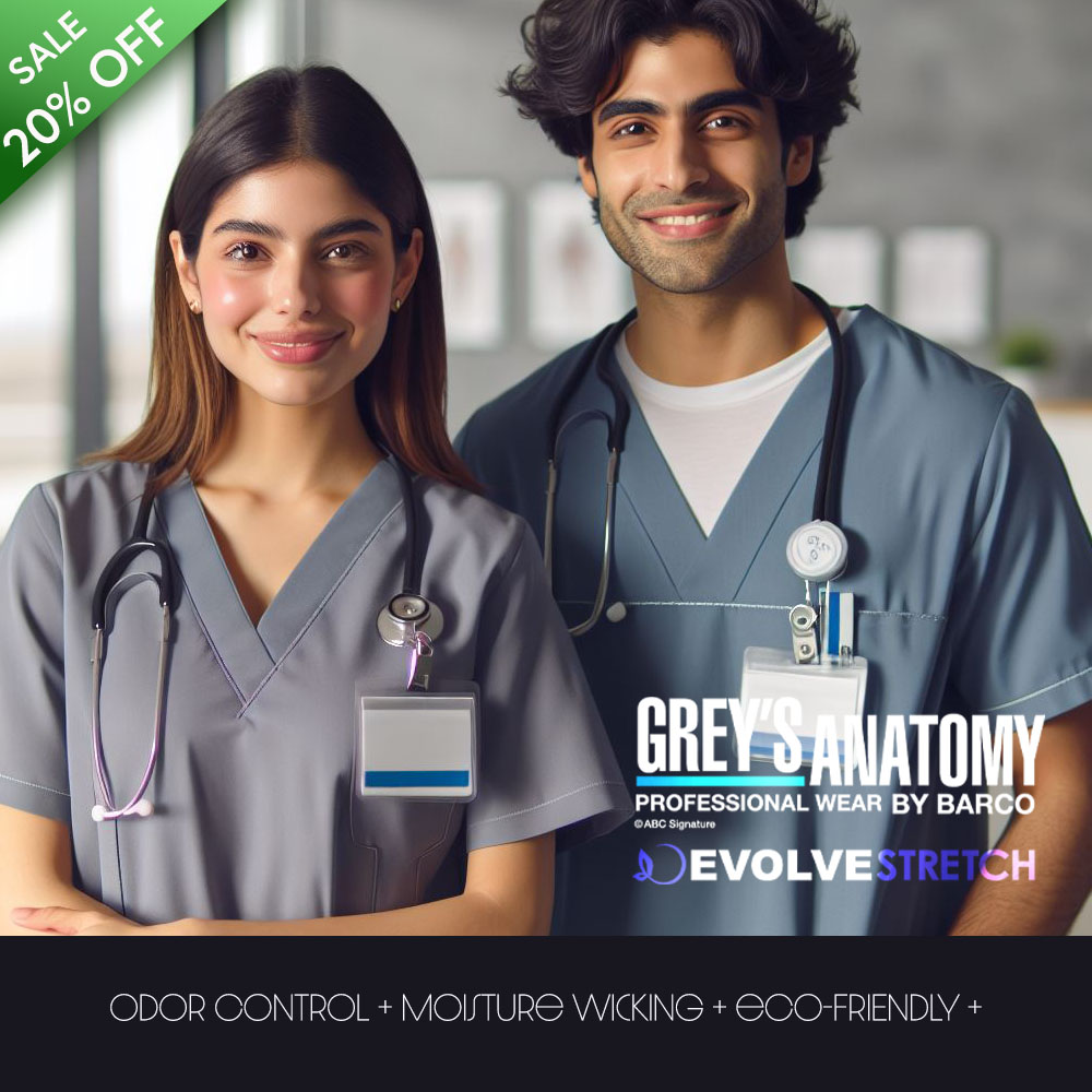 GREY'S ANATOMY EVOLVE STRETCH NURSING SCRUBS