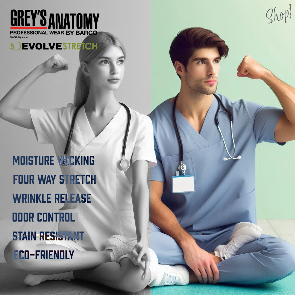 Grey's anatomy Evolve Stretch Medical Scrubs