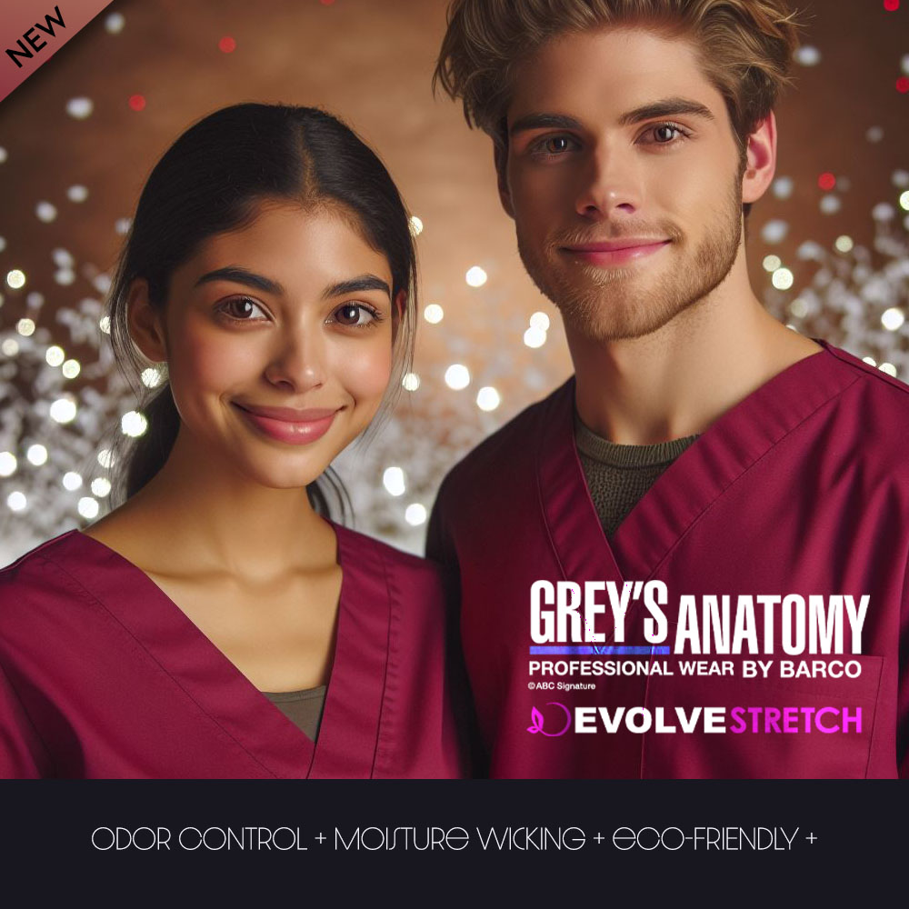 GREY'S ANATOMY EVOLVE STRETCH NURSING SCRUBS