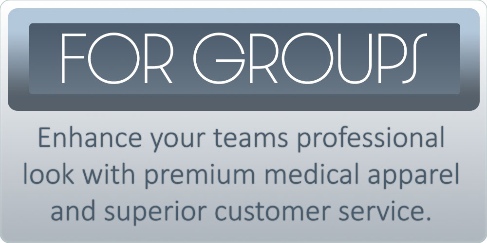 Enhance your team's professional look with a bulk/group order of new premium medical apparel from A1 Scrubs. Get started today and enjoy special discounts, free delivery, and personalized support. 