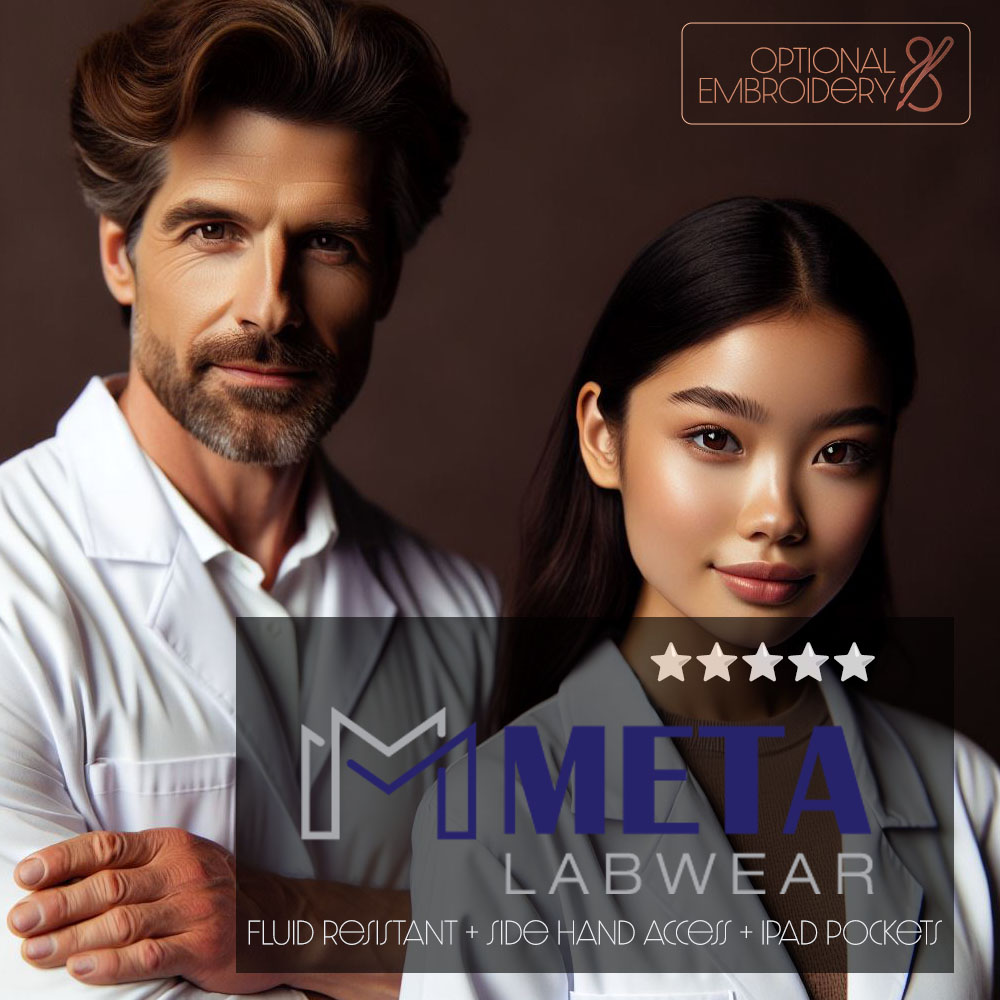 META PREMIUM LAB COATS FOR MEN AND WOMEN