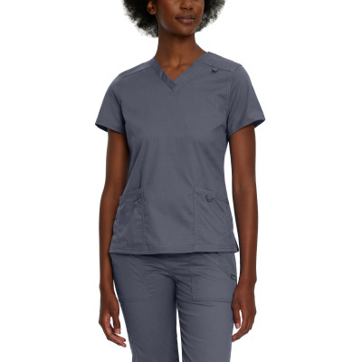 ProFlex 4160 Ladies 3 Pocket V Neck Scrub Top by Landau