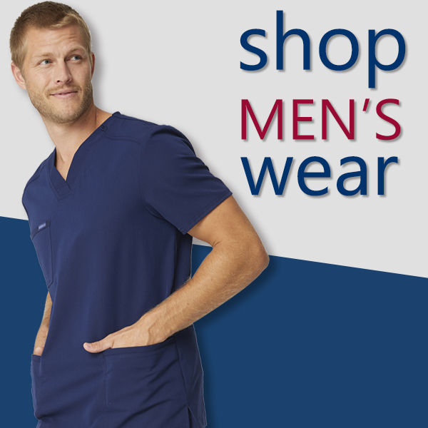 Shop men's medical scrubs, nursing uniforms, men's tops, pants and jackets