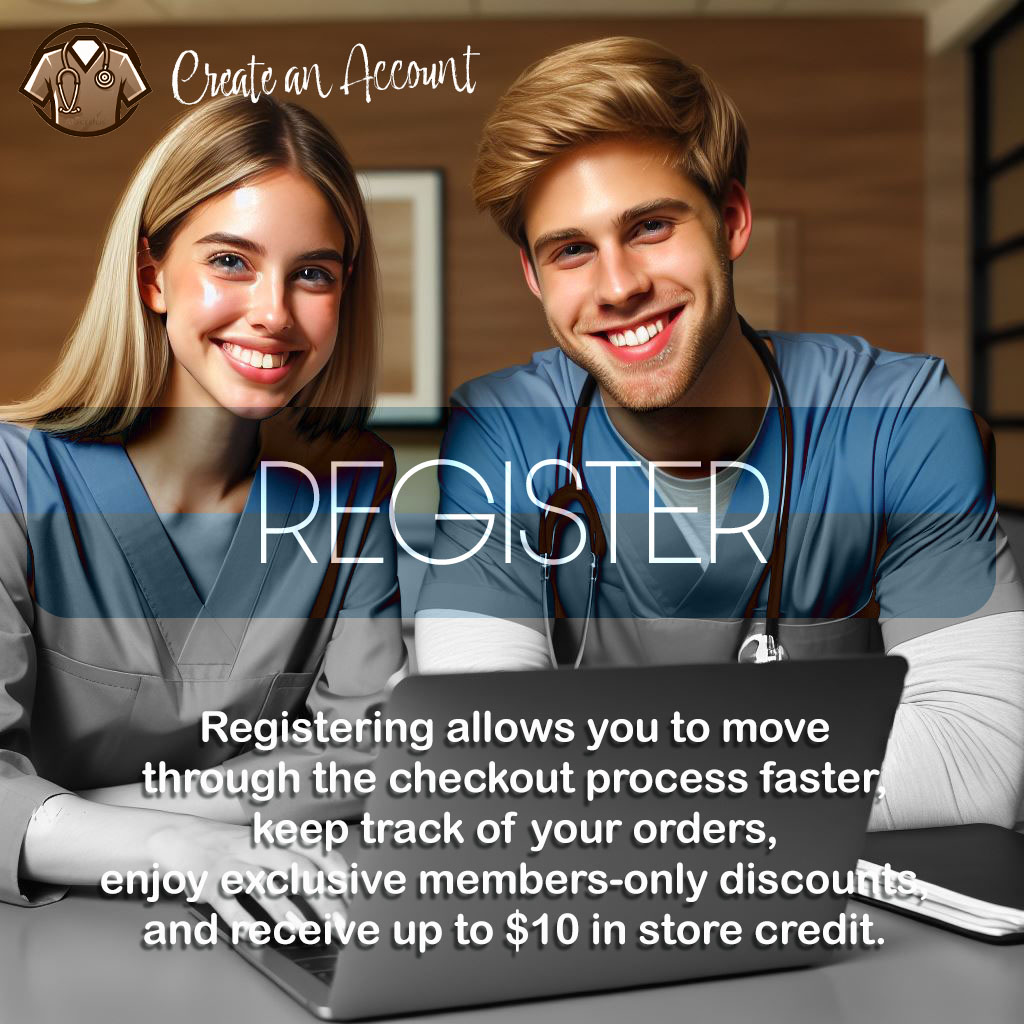 Registering allows you to move through the checkout process faster, keep track of your orders, enjoy exclusive members-only discounts, and receive up to $10 in store credit.