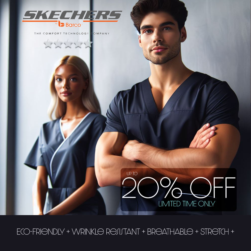 SHOP SKECHERS ECO-FRIENDLY MEDICAL SCRUBS