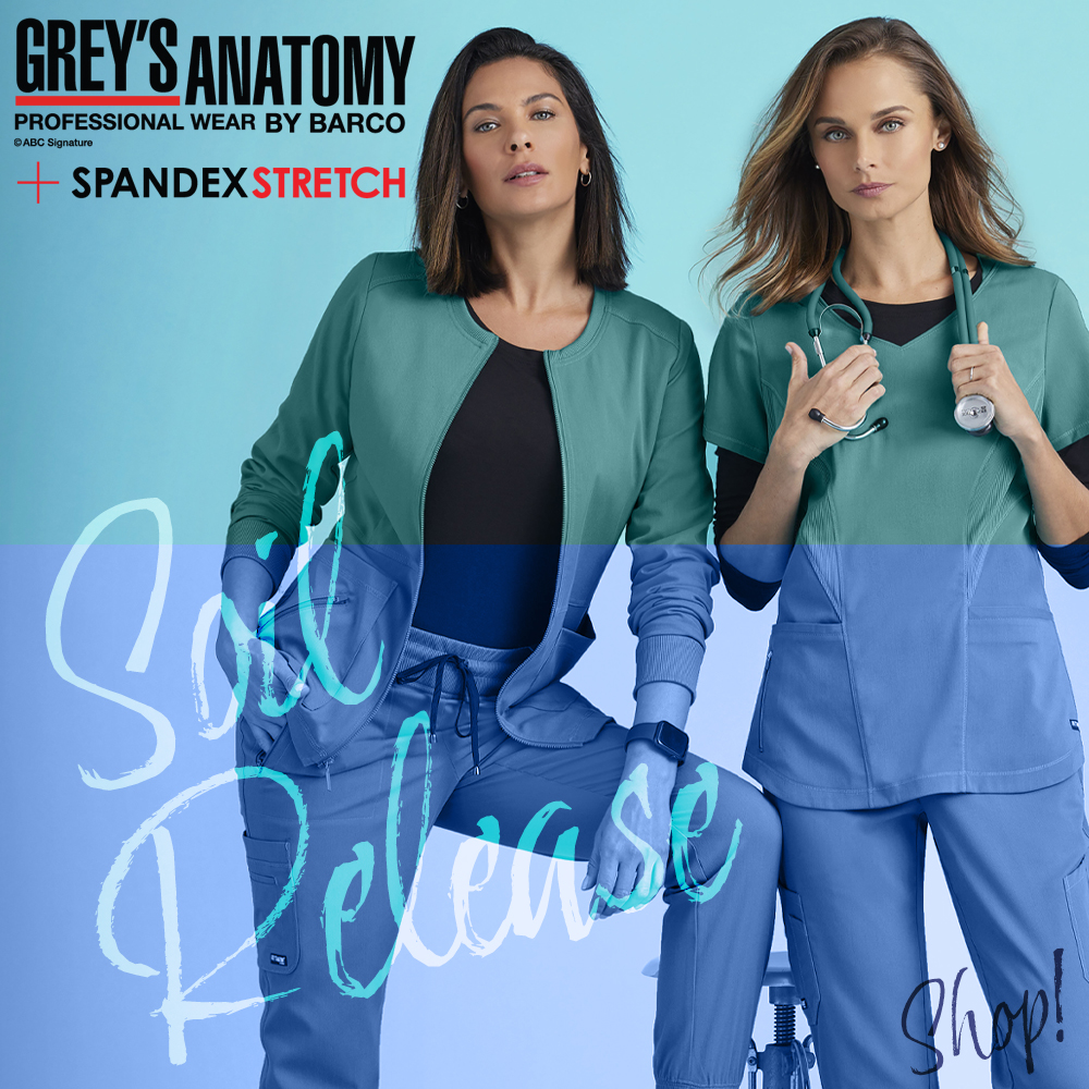 Shop Grey's anatomy Spandex Stretch Scrubs