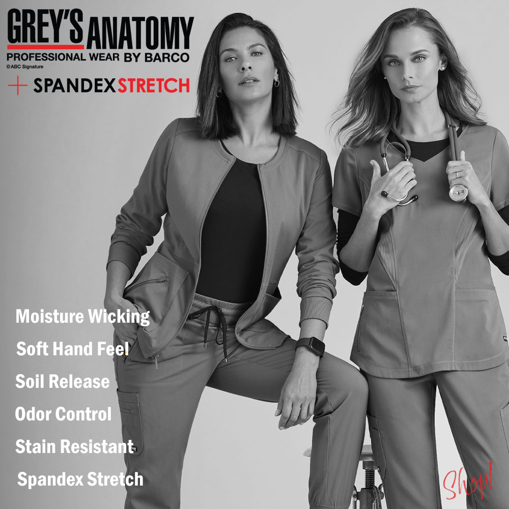 Shop Grey's anatomy Spandex Stretch Scrubs