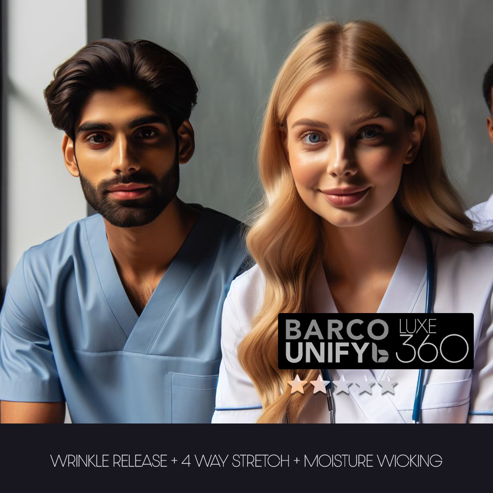 BARCO UNIFY MEDICAL SCRUBS IN LUXE 360 FABRIC