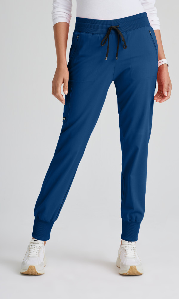 Greys Anatomy GRSP537 Eden Spandex Stretch 4 Pocket Jogger Medical Scrub Pants