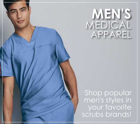 top men's medical scrubs and uniforms