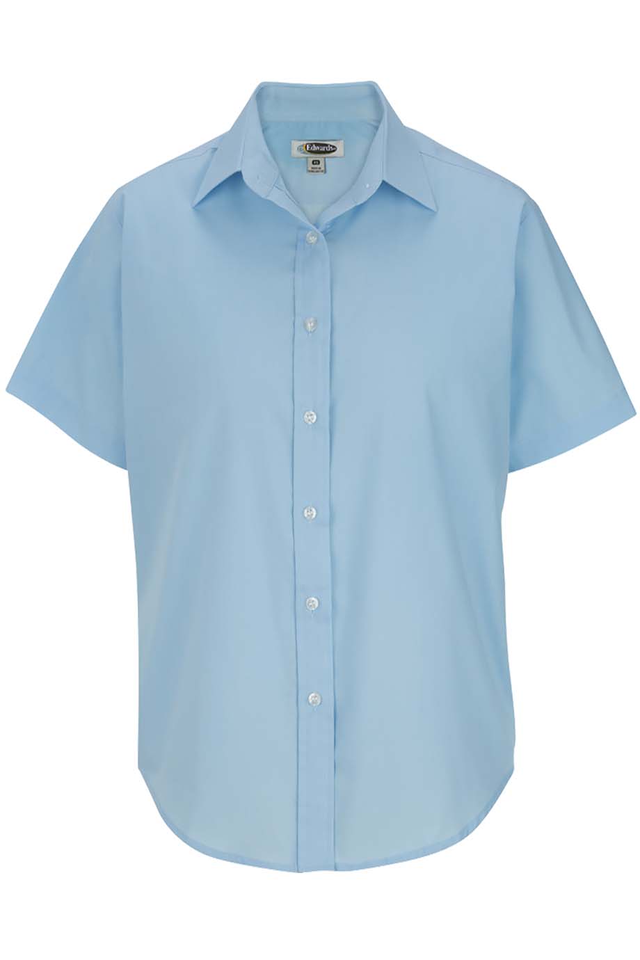 Edwards Ladies Short Sleeve Value Broadcloth Shirt-Edwards