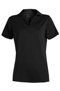 Edwards Hospitality Shirts, Blouses, Polos & Camps Ladies Performance Flat-Knit Short Sleeve Polo-Edwards