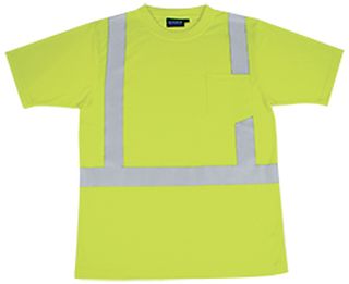 14112 9601S Class 2 T Shirt Short Sleeve LG-ERB Safety