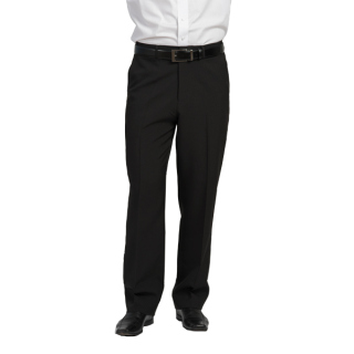 Mens Ecotex Recycled Polyester Tailored Front Pant-EcoTex Recycled Polyester