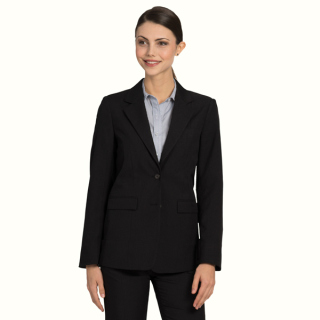 Womens Ecotex™ Recycled Polyester, 2-Button Blazer-EcoTex Recycled Polyester