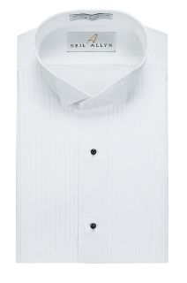 901 Men&#8216;s Pleat Tuxedo Shirt-Fabian Couture Group International