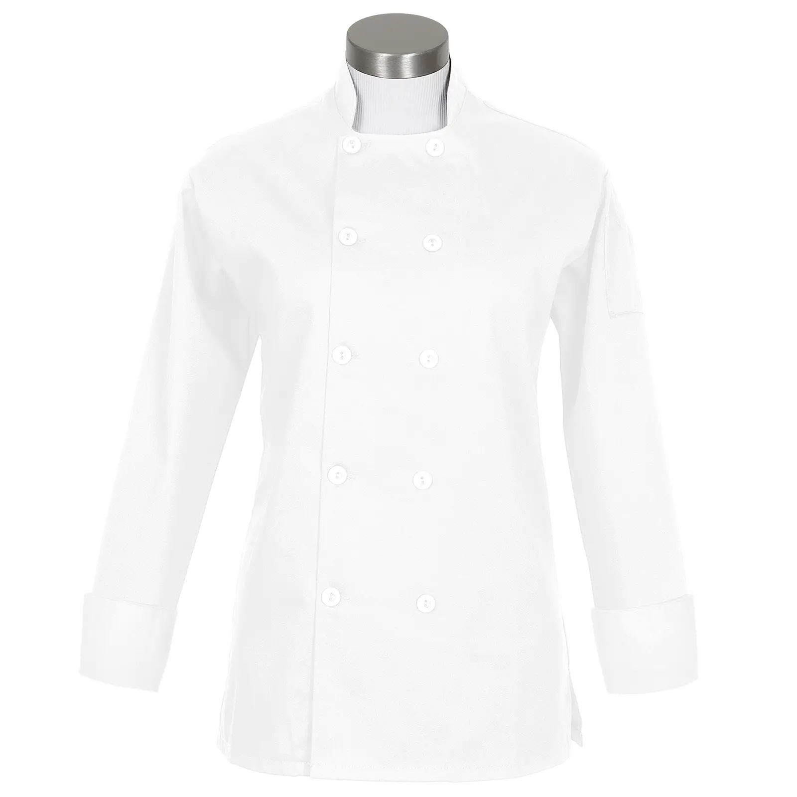 Women&#8216;s Chef Coat with Side Vents-Fame Fabrics