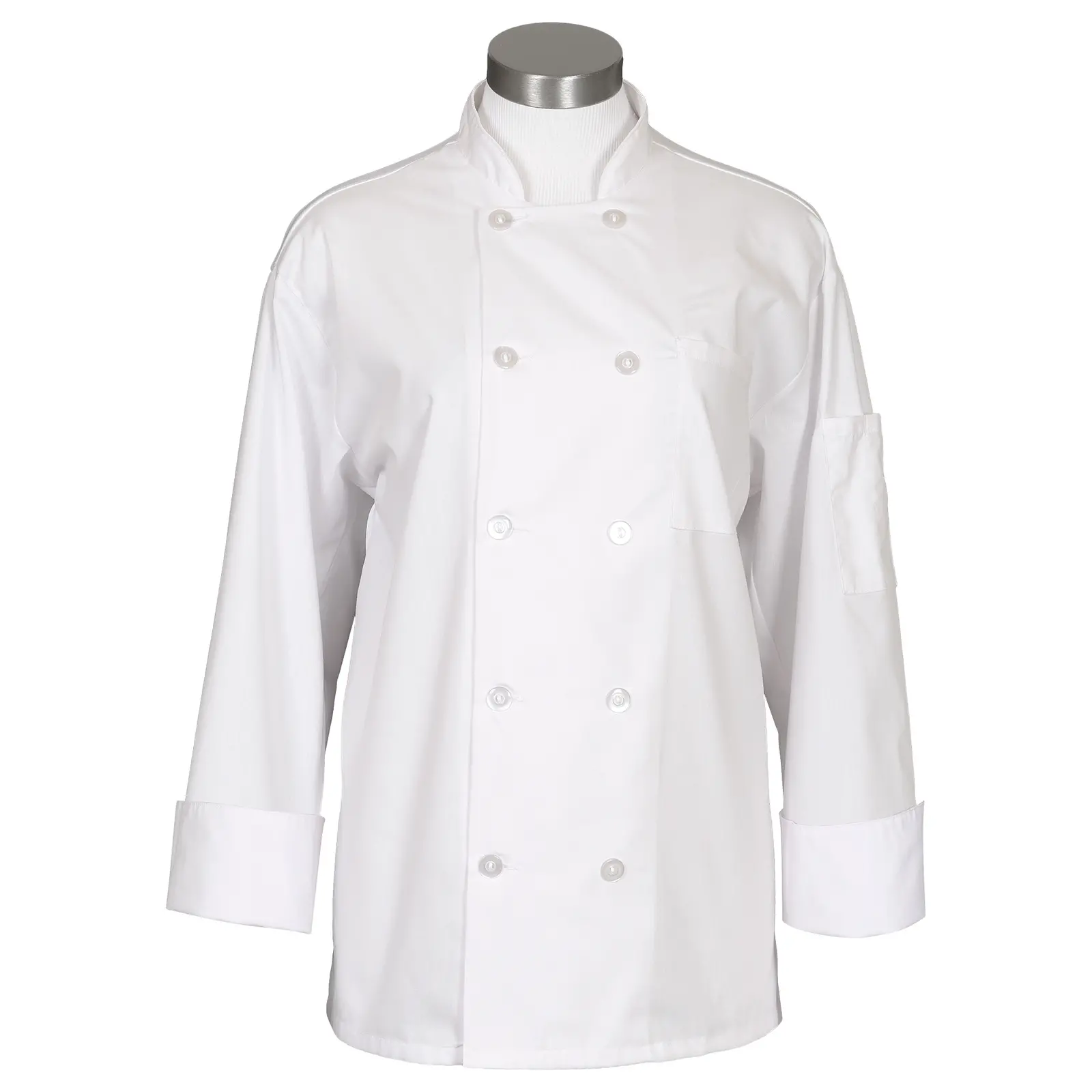 Short Sleeve Mesh Back Chef Coat-Fame Fabrics