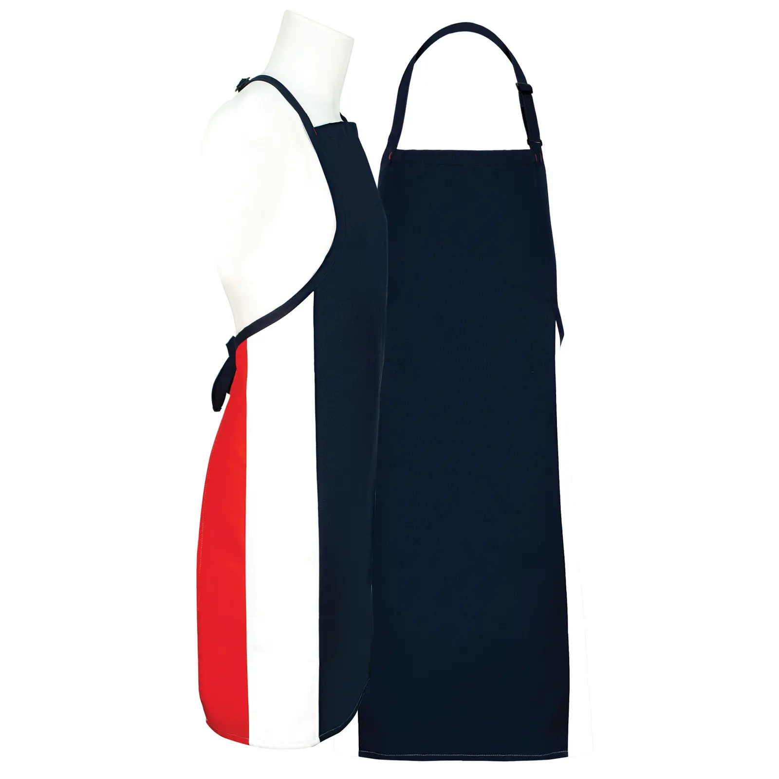 FLG No Pocket Flag Bib Apron-Fame Fabrics