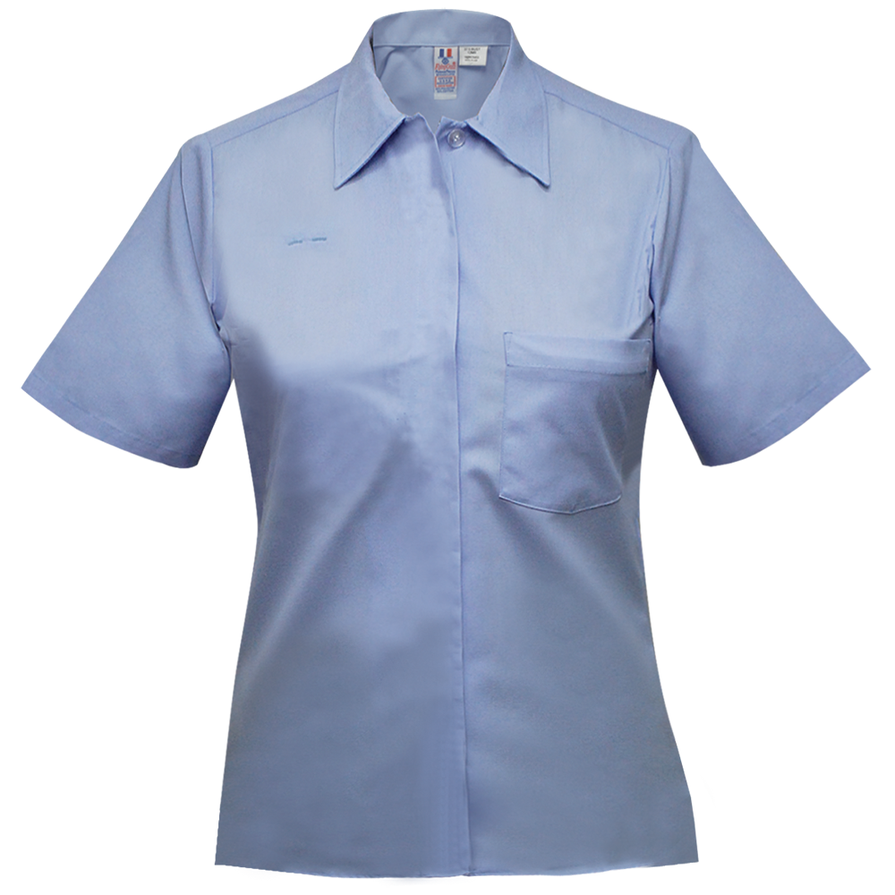 Usps Retail Clerk 65% Poly/35% Cotton Women&#8216;s Short Sleeve Shirt-
