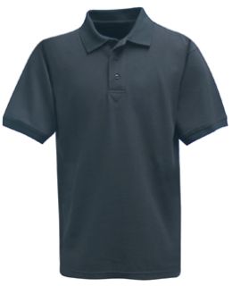 LAPD Navy Power Polo Short Sleeve Shirt 100% Cotton Pique-Flying Cross