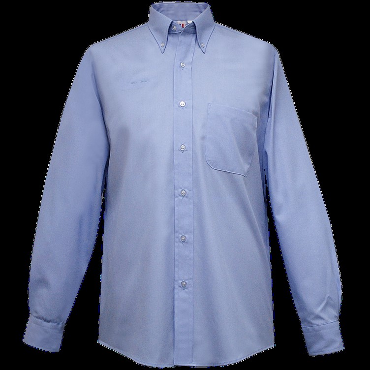 Usps Retail Clerk 65% Poly/35% Cotton Men&#8216;s Long Sleeve Shirt-