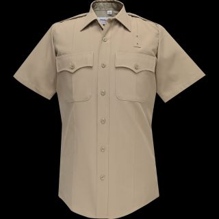 DELUXE TROPICAL 65% POLY/35% RAYON MEN&#8216;S SHORT SLEEVE SHIRT-FB