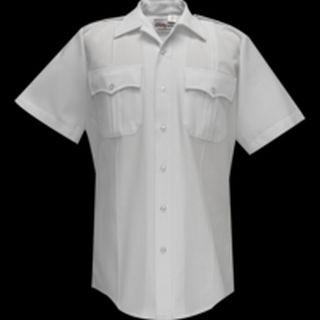 DELUXE TROPICAL 65% POLY/35% RAYON MEN&#8216;S SHORT SLEEVE SHIRT-