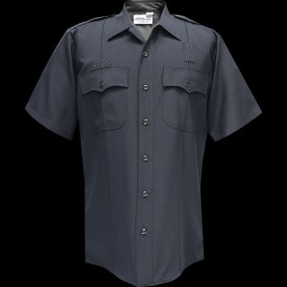 JUSTICE 75% POLY/25% WOOL MEN&#8216;S SHORT SLEEVE SHIRT-