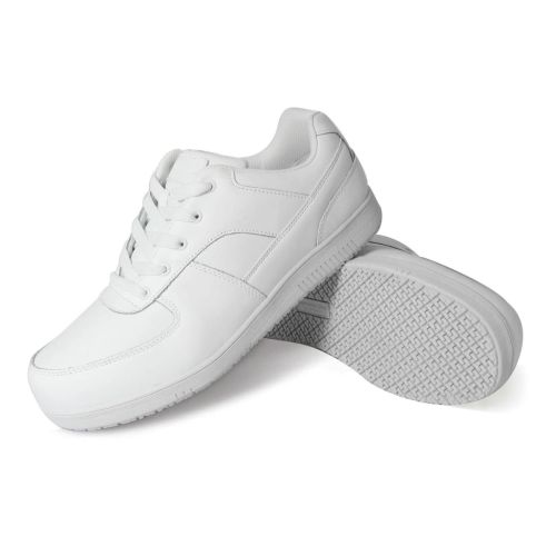 mens white slip on tennis shoes