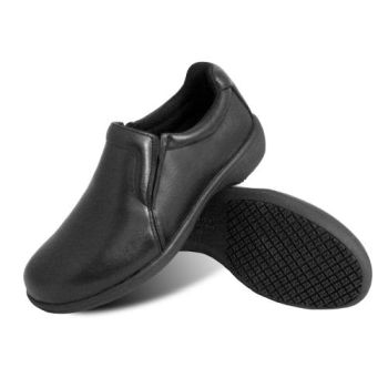 Genuine Grip Women Slip-Resistant Casual Work Shoes #410 - Black-Genuine grip