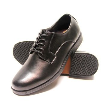 Genuine Grip Mens Slip-Resistant Oxfords Dress Work Shoe #9540 - Black-Genuine grip
