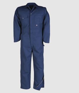 COVERALLS WITH ZIPS LEG BOTTOM-