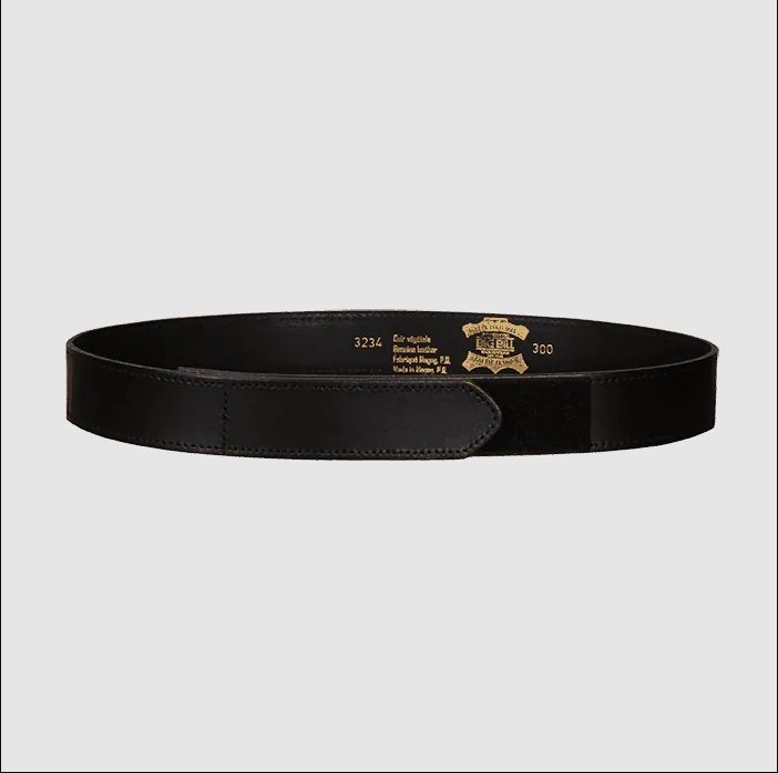 leather belt with velcro closure