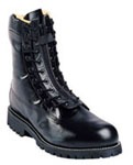 Chippewa 8&#34; Black Polishable Station Boot-Ace Uniform