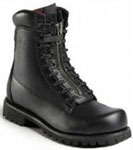 Chippewa 8&#34; Black Patent Front Lace Workboot-Ace Uniform