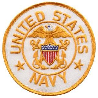 United States Navy (White Twill) - 4&#34; Circle-Hero&#8216;s Pride